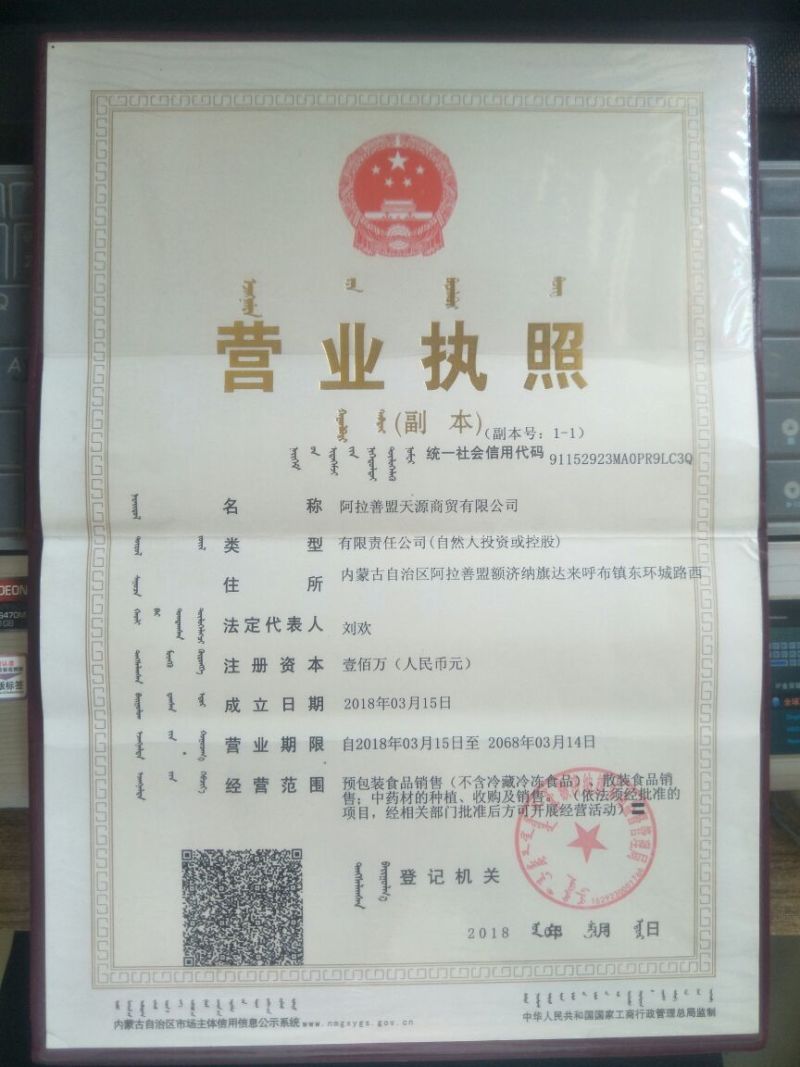【产地发货】内蒙古阿拉善野生肉苁蓉油苁蓉一斤包邮整根切片