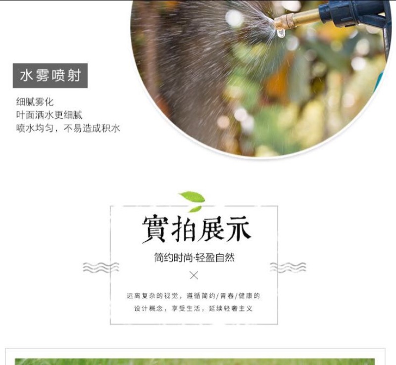 喷洒设备花博士按压式喷壶