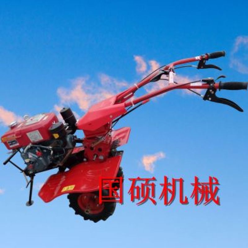 微耕机小型松土机6马力旋耕机耕地机田园翻