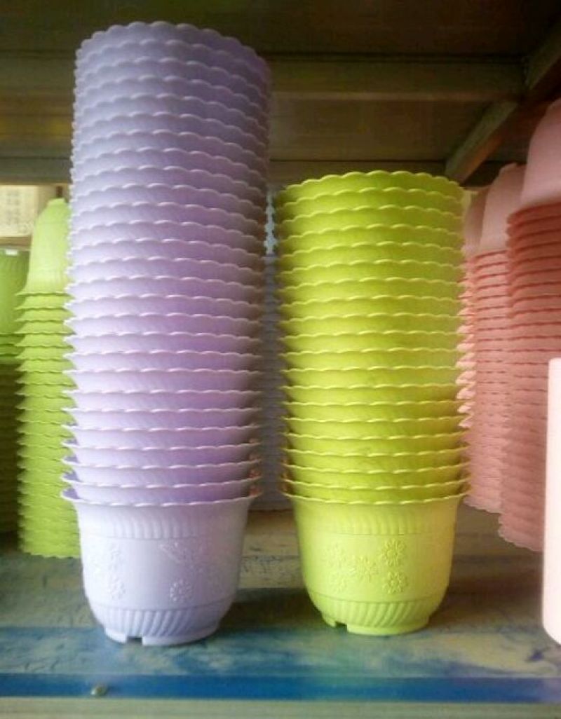 花边花盆花盆塑料特大号加厚树脂圆形仿陶瓷室客厅果树，包邮