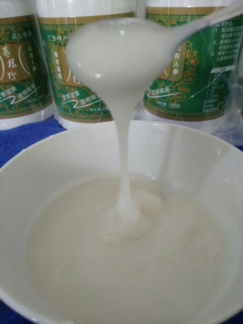 纯葛根粉厂家批发藤县和平葛粉种植葛根粉500g包邮