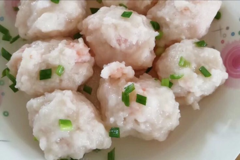 墨鱼胶虾滑饼