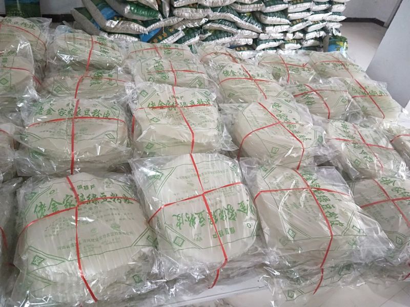 纯绿豆粉皮，纯红薯粉皮