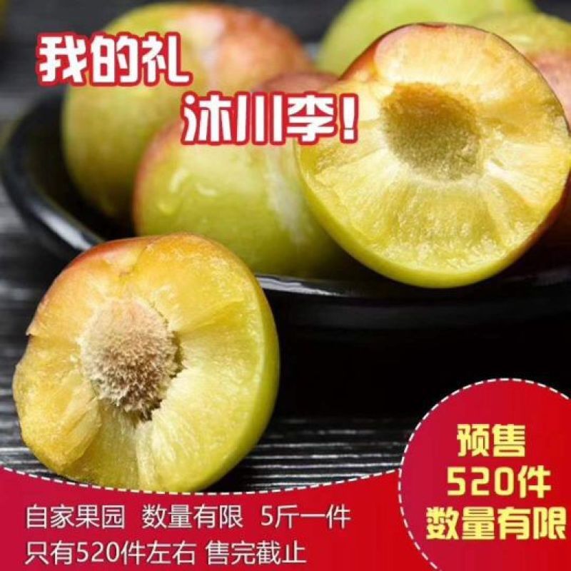 脆红李，半边红