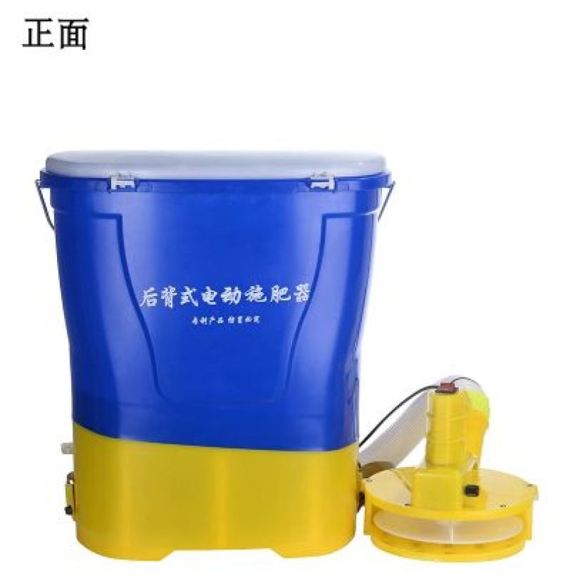 施肥器电动机械后背式农用手提鱼塘自动施肥机