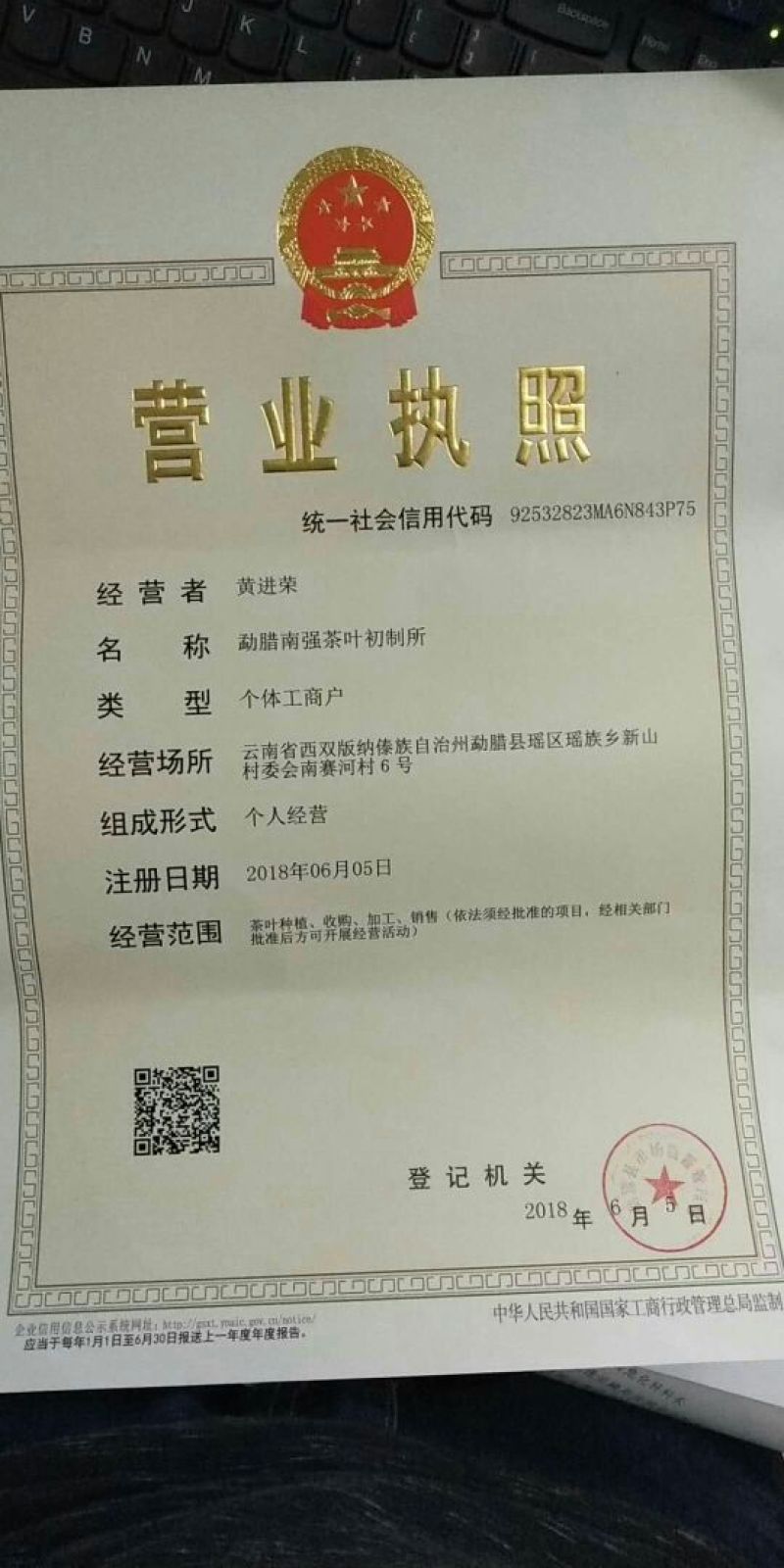 茶叶特级原产地原料加工