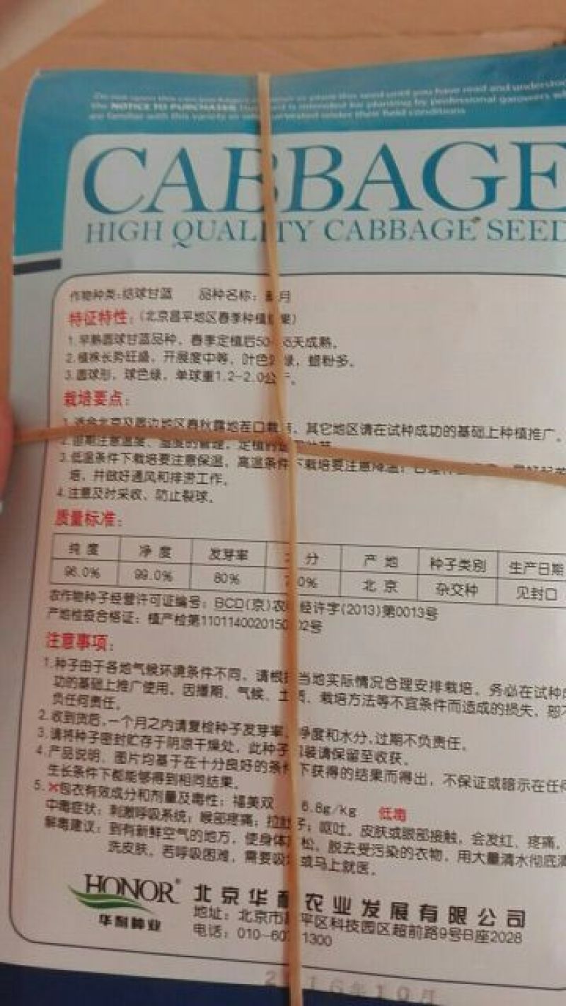 常年批发各种甘蓝种子