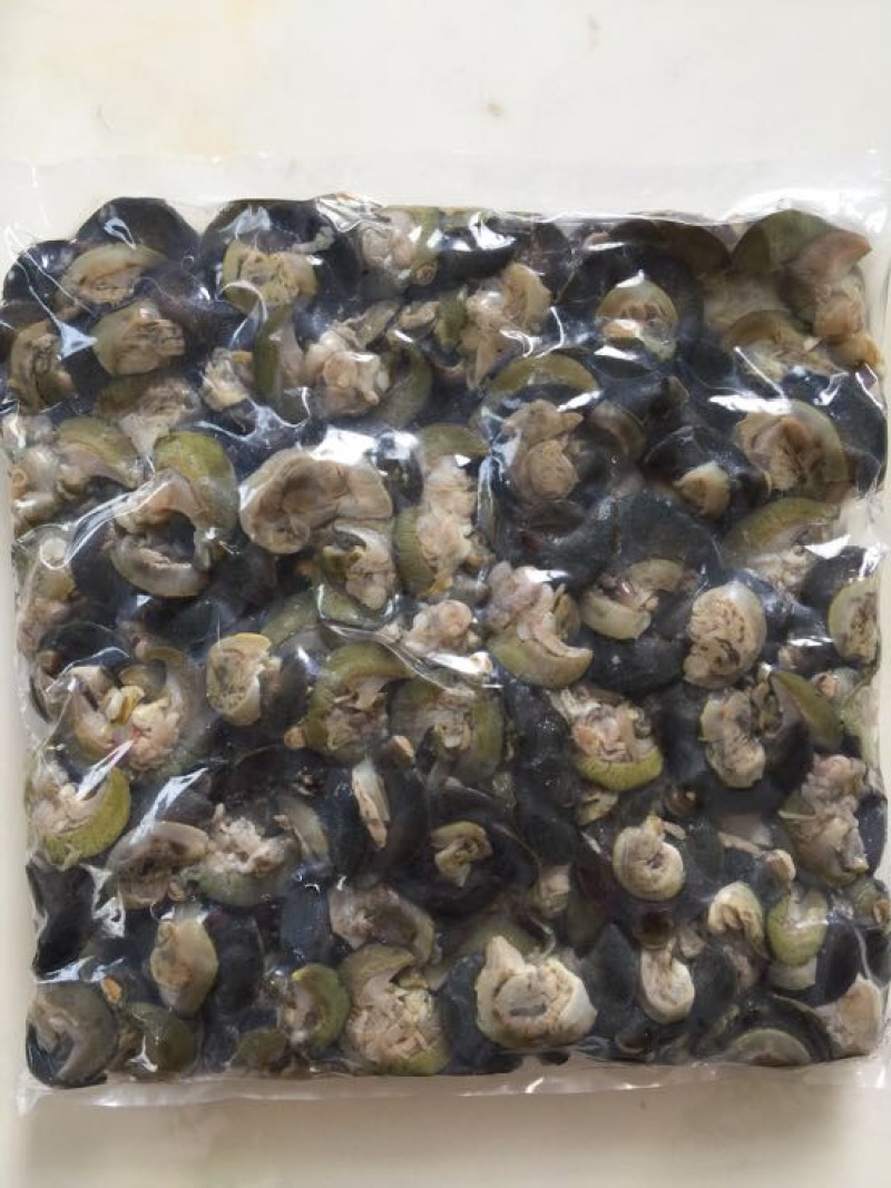 天然绿色褐云玛瑙黑蜗牛肉