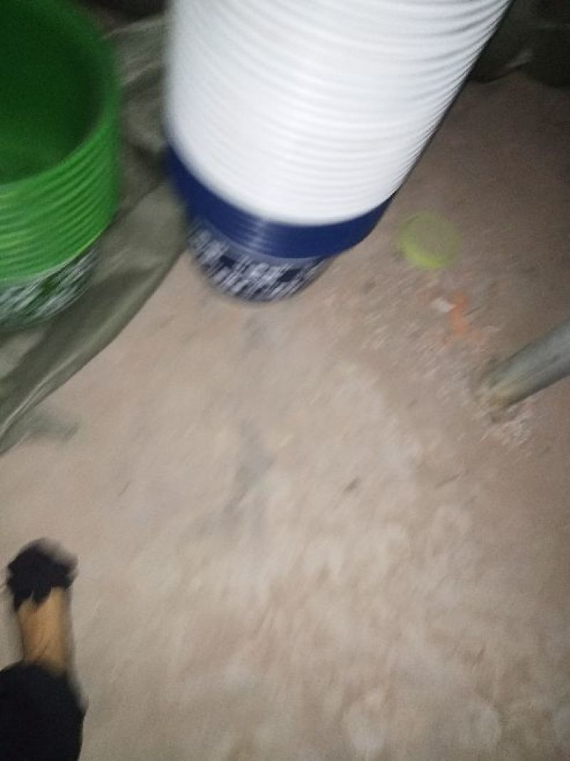 仿瓷塑料梅花图案花盆多种规格可以选择
