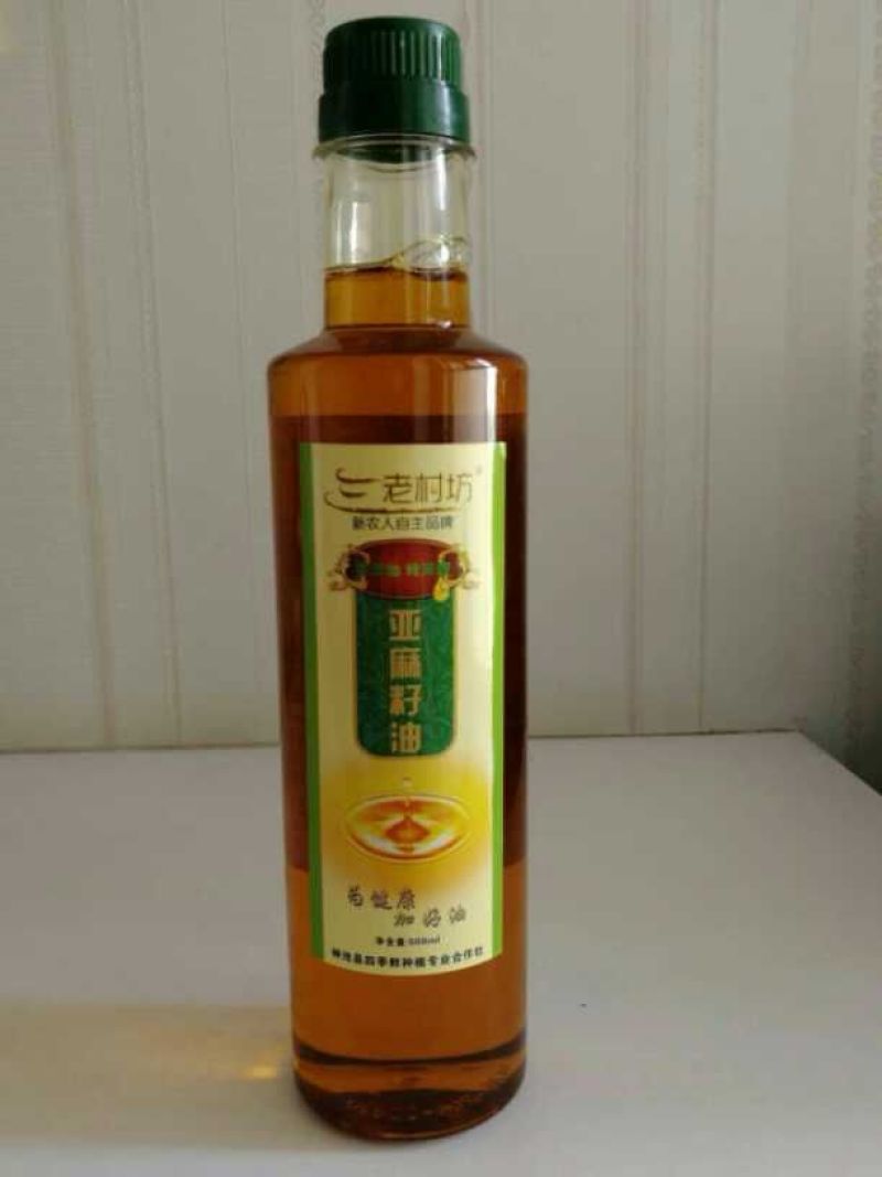 基地直供亚麻籽油（胡麻油）