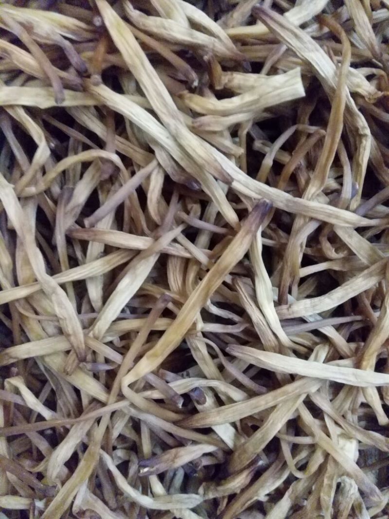 干品直条优质无硫精品黄花菜，原干菜产地直发，永不断货