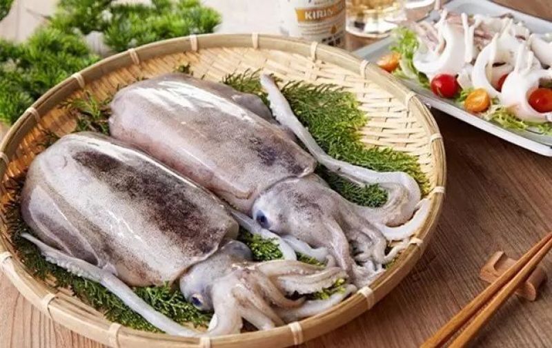 墨鱼滑墨鱼饼