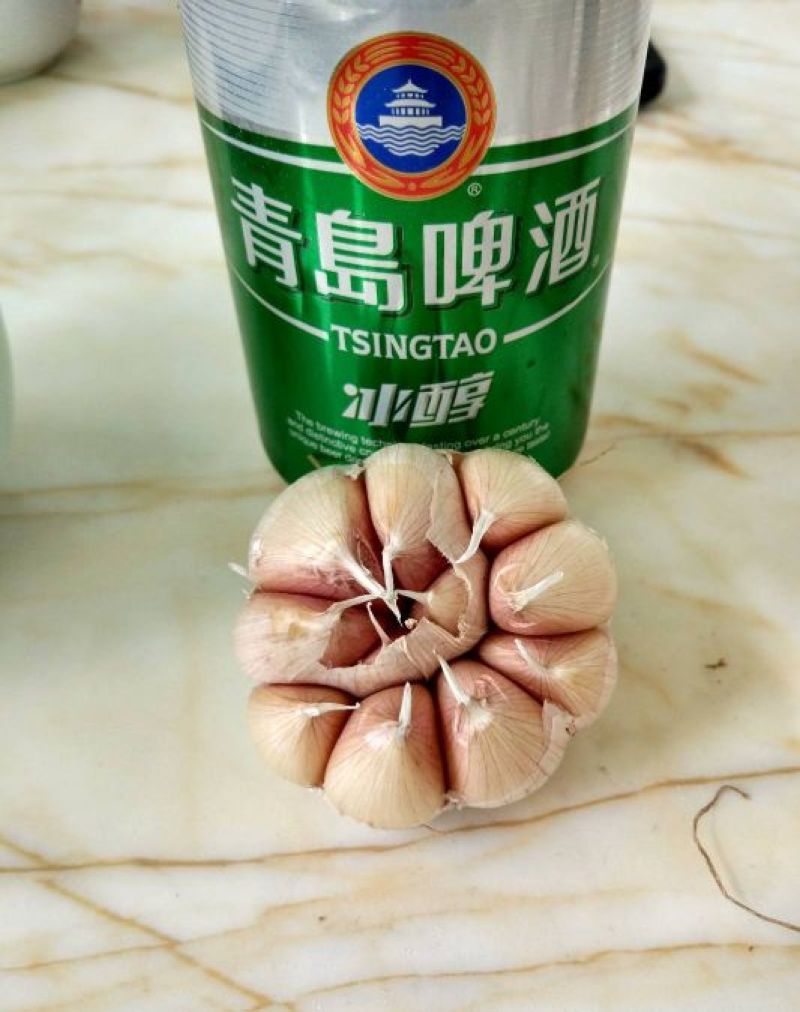 紫皮蒜混级统货干蒜