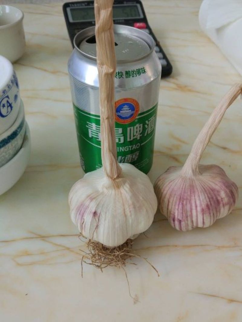 紫皮蒜混级统货干蒜