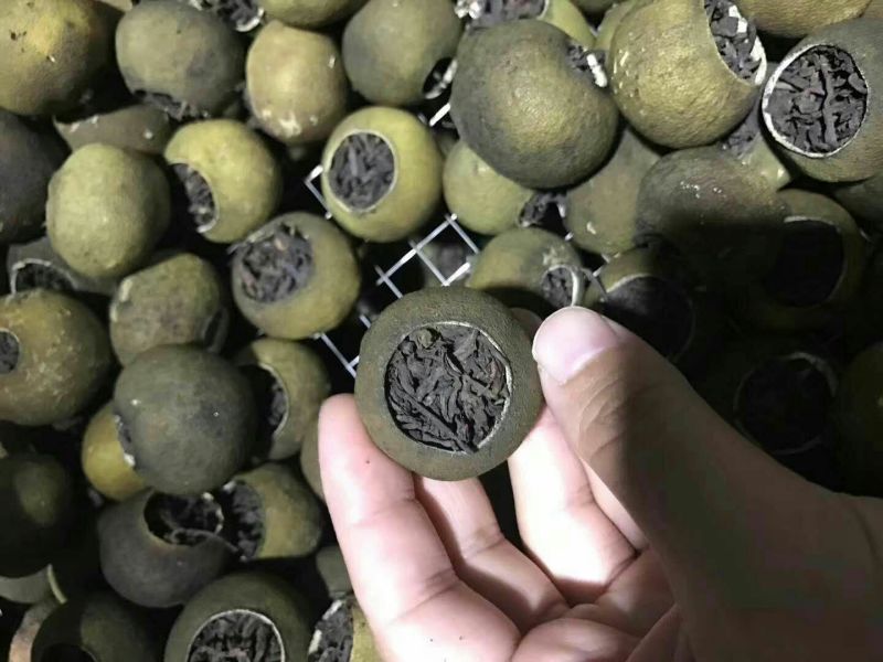 小青柑普洱茶