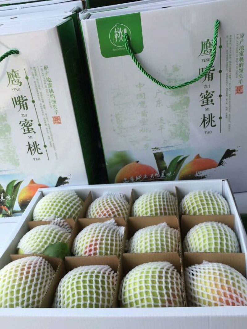 正宗河源连平鹰嘴水蜜桃