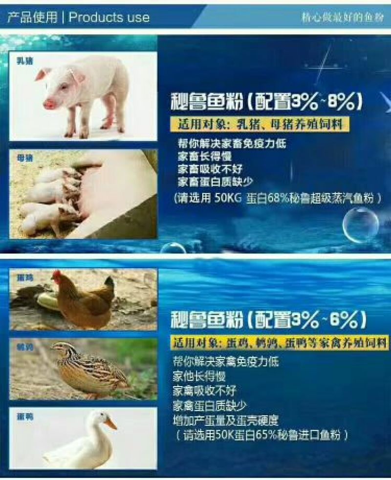 批发进口鱼粉，蛋白65,68,新鲜度好，量大从优《包邮》