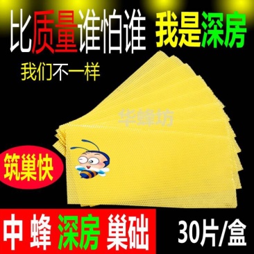 蜜蜂箱专用中蜂巢础一包30片包邮