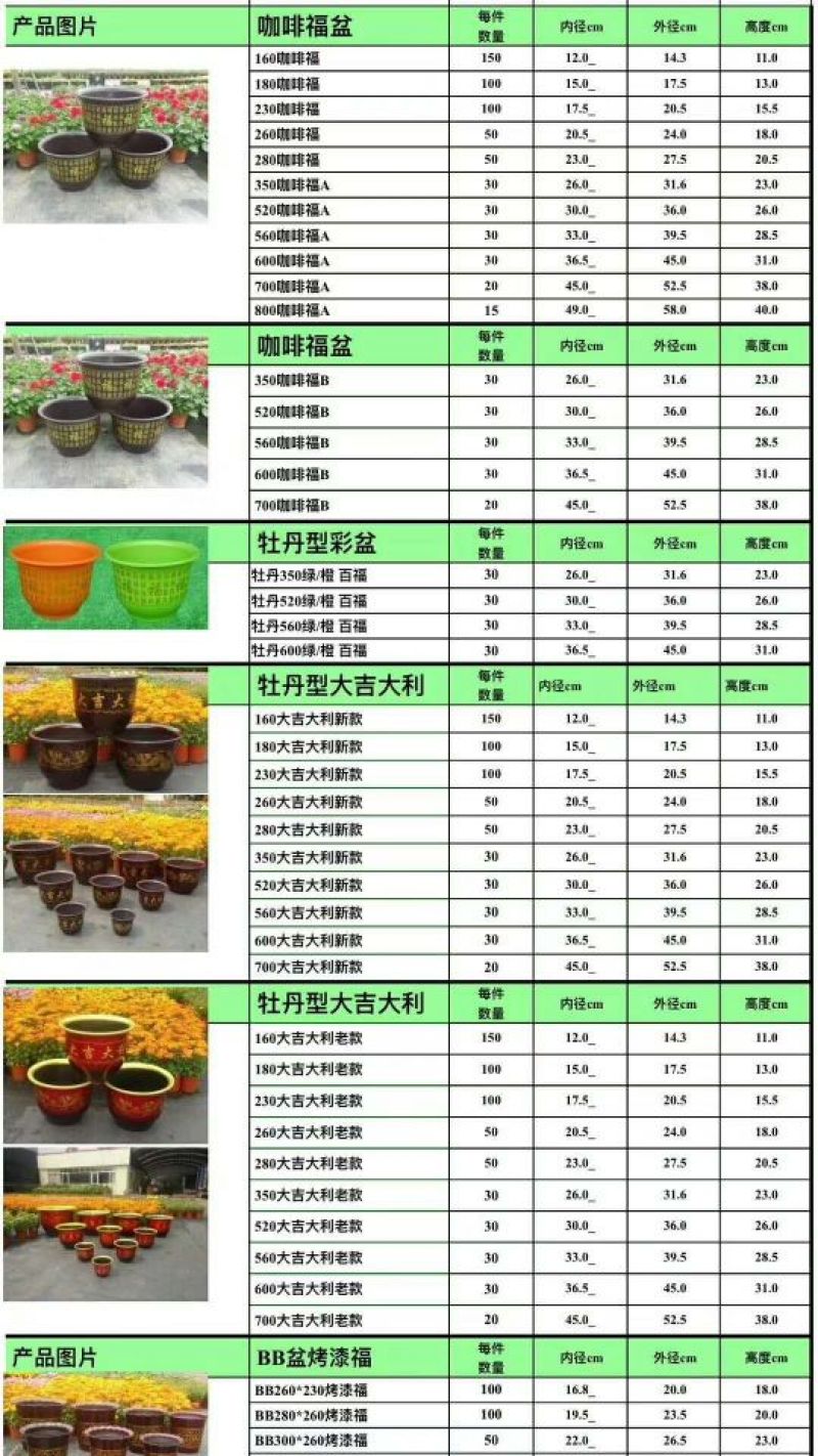 花盆接受订做