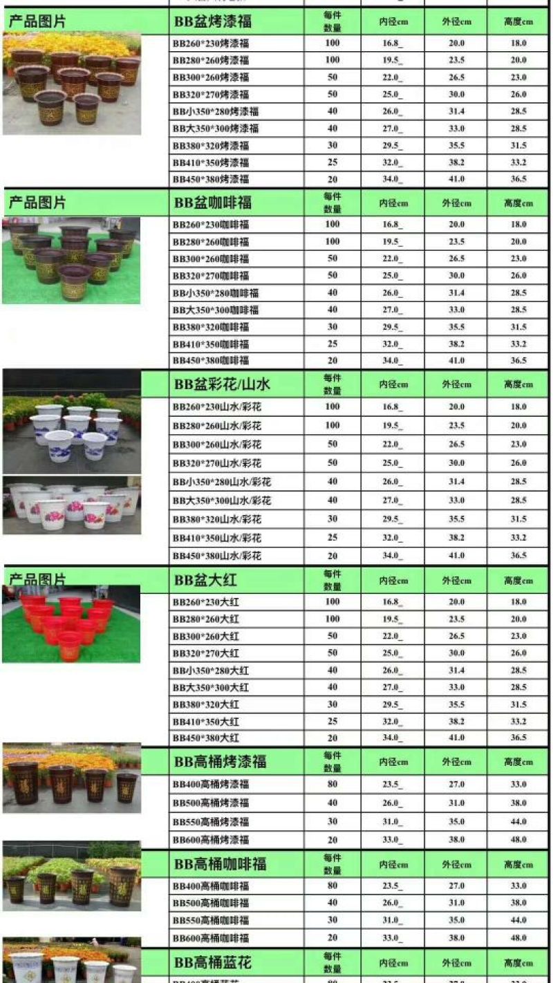 花盆接受订做
