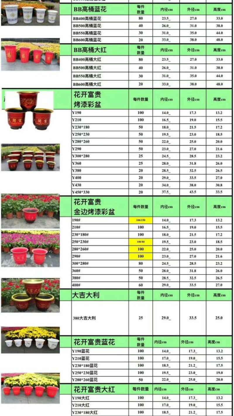花盆接受订做