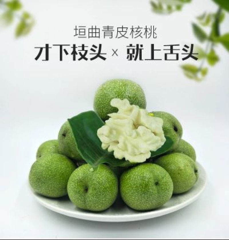 垣曲青皮核桃一件代发才下枝头就上舌尖