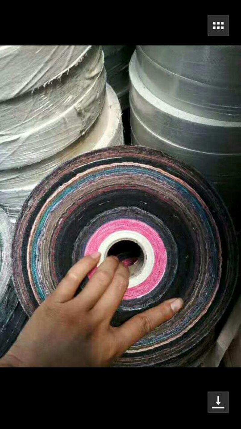 本人长期大量供应水刺无纺布边角料，坉把用边角料，拖把用边