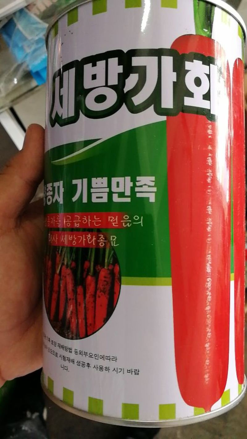 胡萝卜种子韩国世邦佳美七寸胡萝卜种子品质好商品佳
