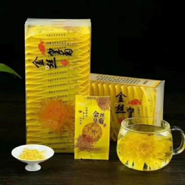 修水金丝皇菊大菊花茶茶叶一朵一杯
