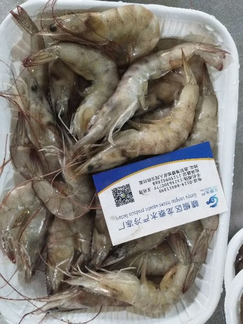 南美白对虾鲜冻南美白连云港南美虾一箱4盒4斤95