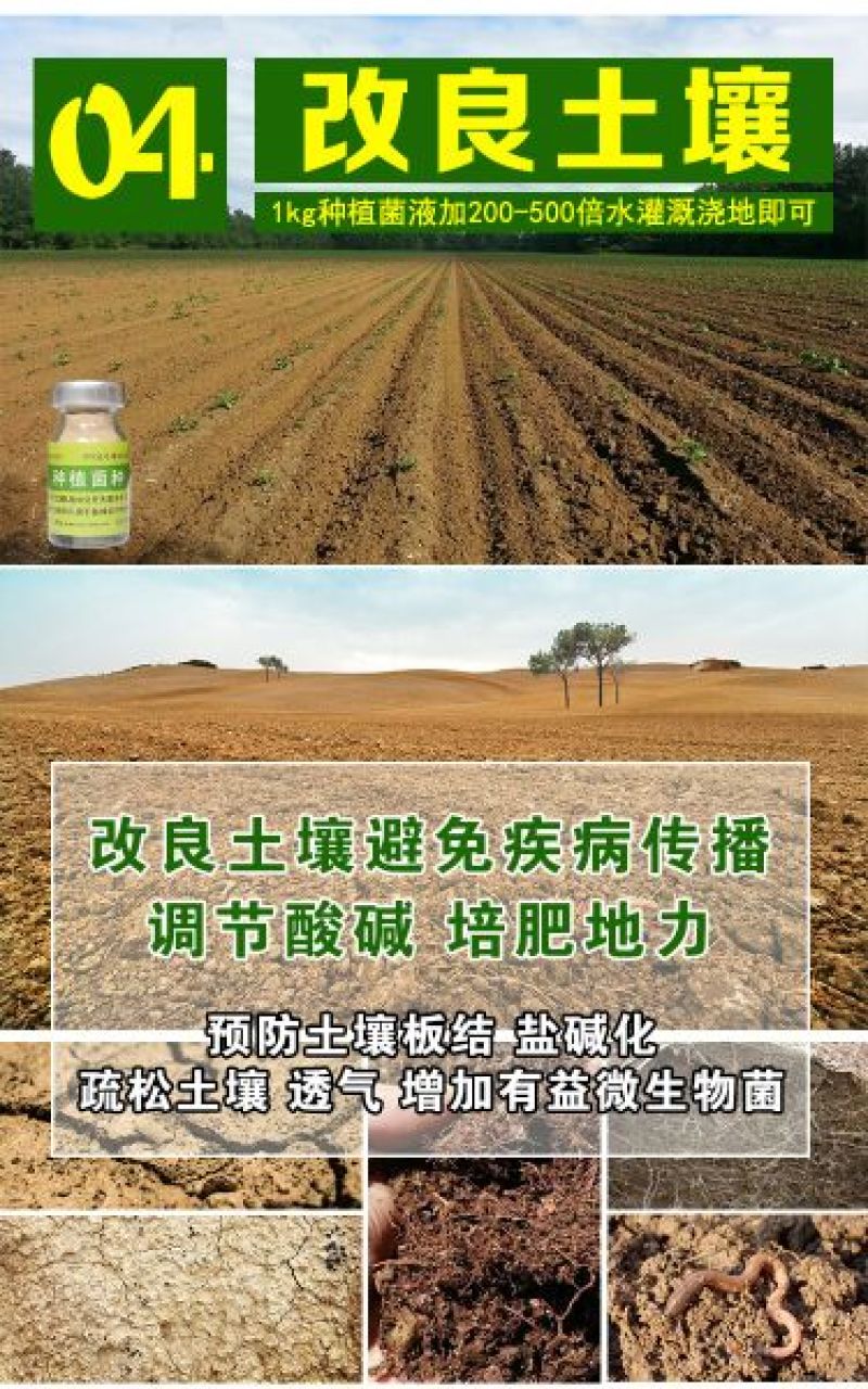 种植菌种em益生菌果树堆肥专用发酵剂叶面喷洒防病调理土壤