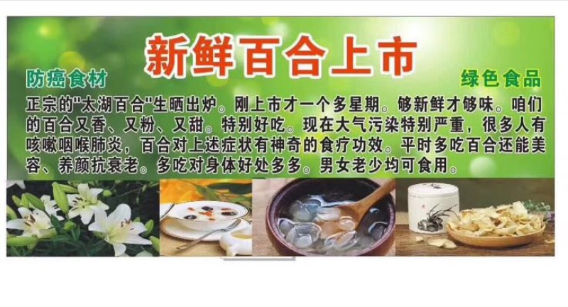 干百合独头食用