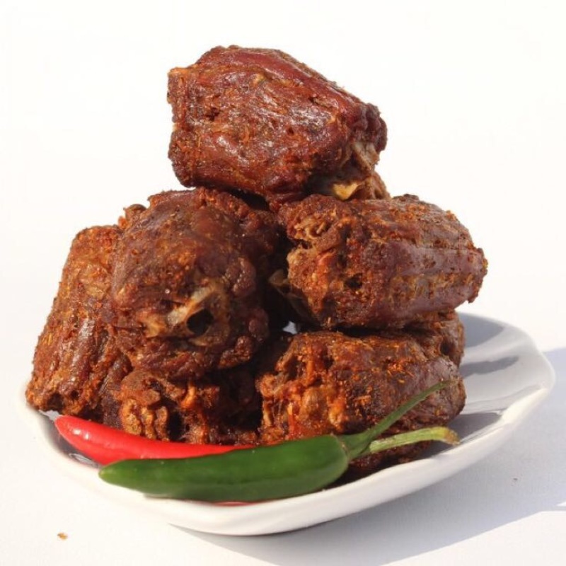 鸭脖子香酥椒盐鸭脖