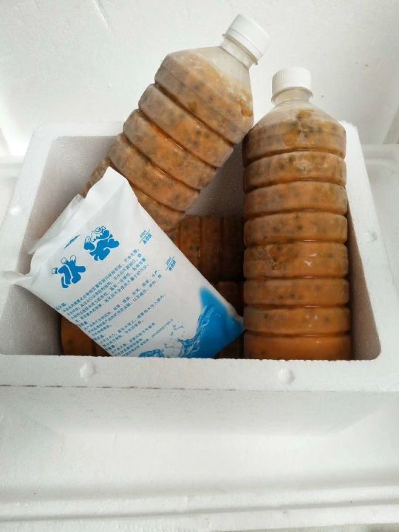 百香果酱纯果肉4斤/10斤新鲜现挖冰冻发货