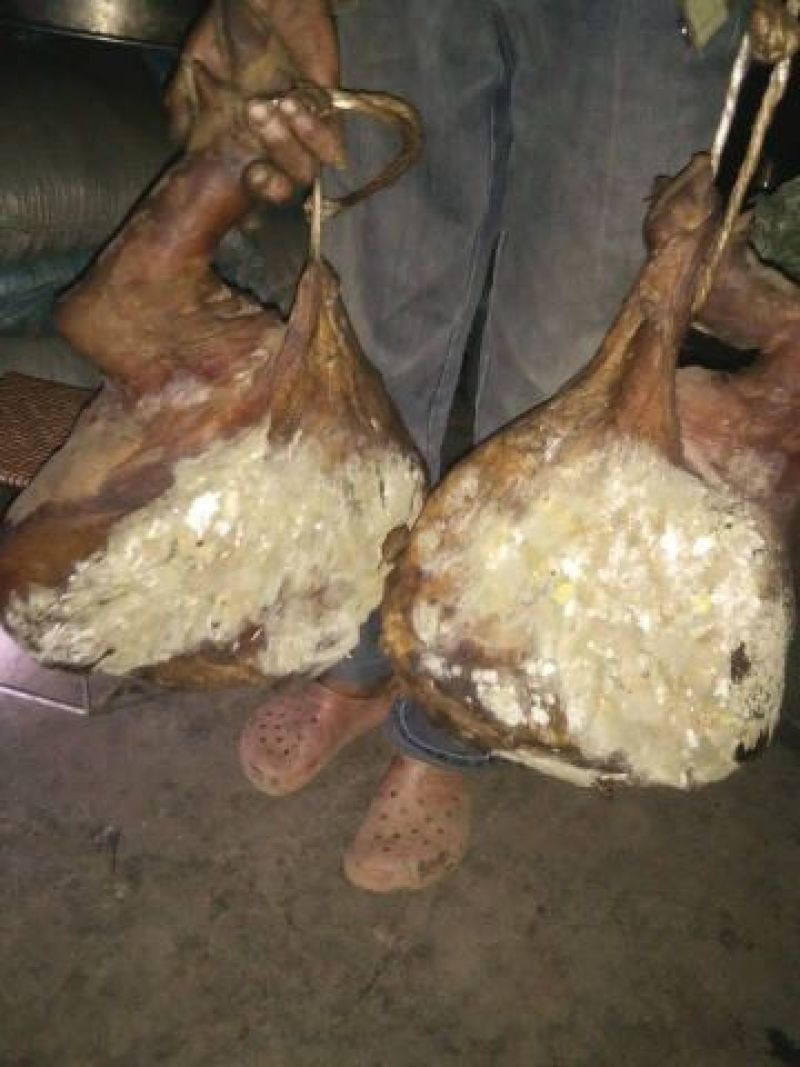 山村自制腊肉腊火腿