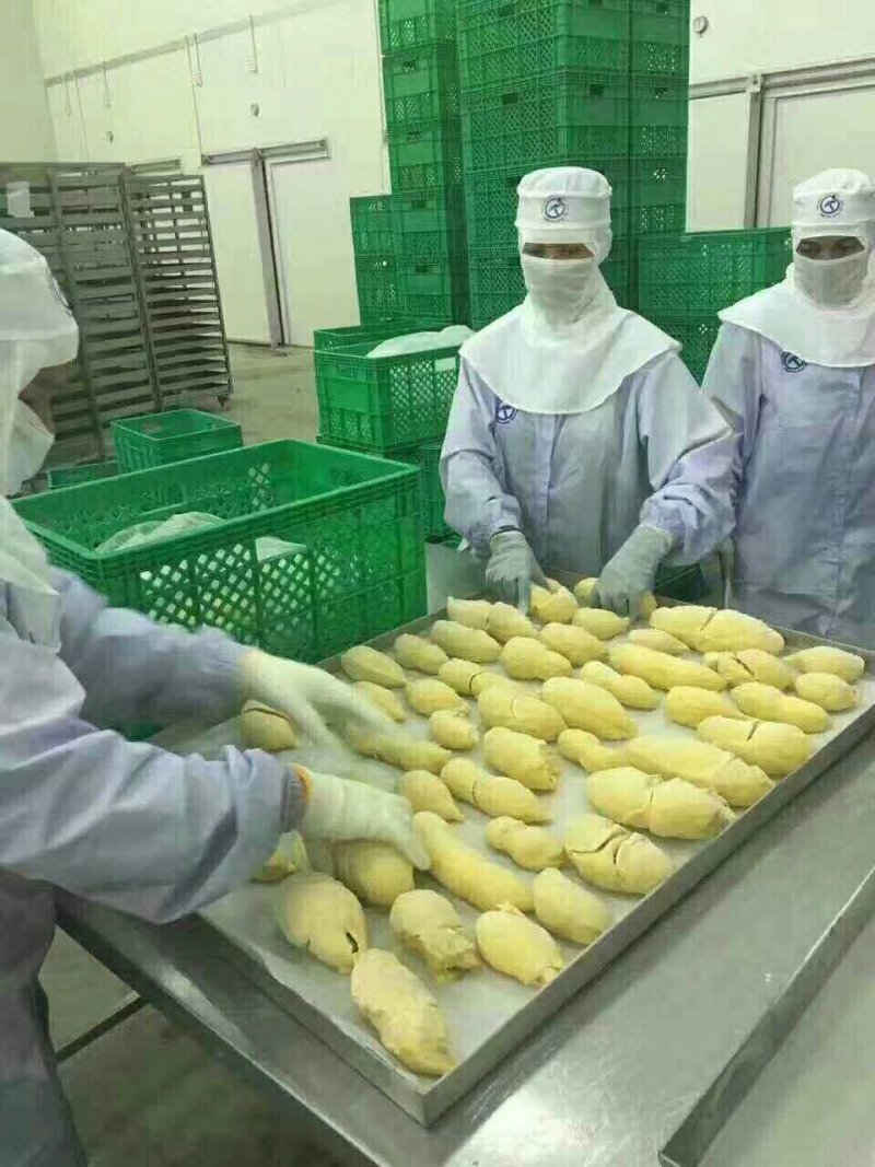 金枕头榴莲肉，冷冻金枕头榴莲肉