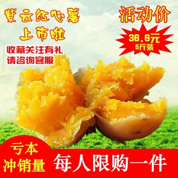 贵州紫云红心红薯地瓜一件5斤包邮想要的赶快联系
