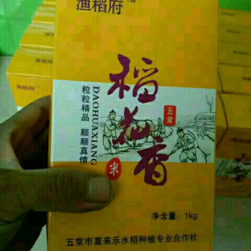 稻花香2号米，五常市喜来乐水稻种植专业合作社种植，质量可