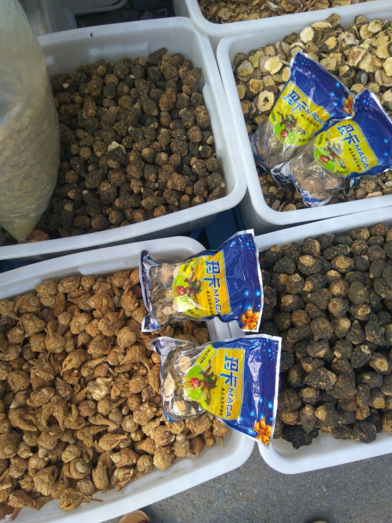 优质黑玛咖个子黄玛卡精品包装玛卡