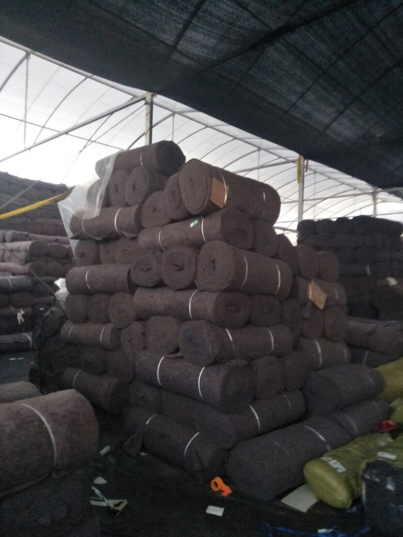 保温棉土工布大棚保温棉被毛毡布公路水泥路面养护毯保湿包装