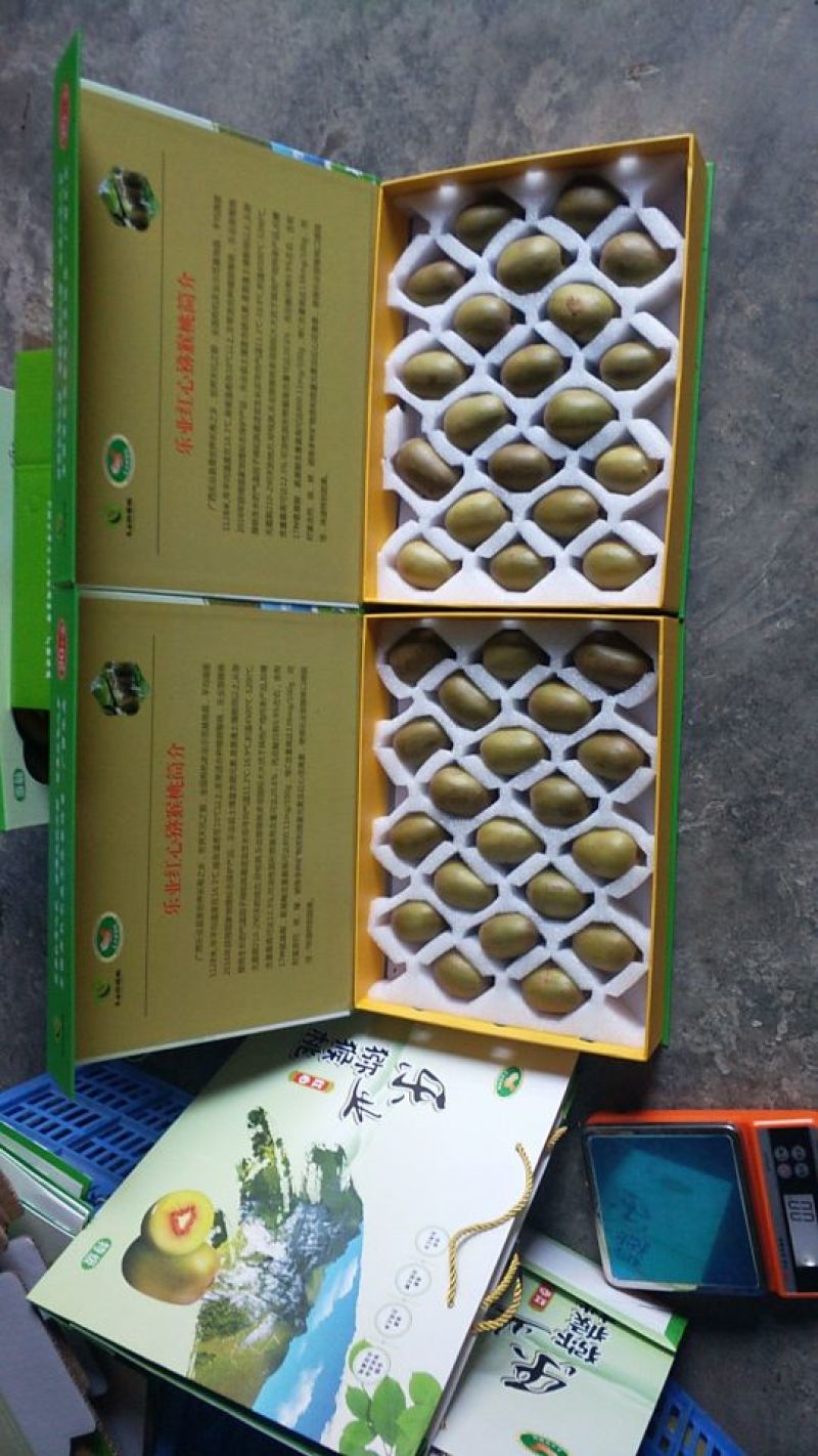猕猴桃，红心猕猴桃，来自小东北广西乐业的红心猕猴桃，仿野