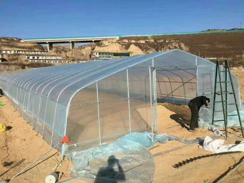 蔬菜大棚镀锌钢管跨度2-12米跨度，抗风抗雪