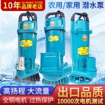 阿姆特家用清水泵潜水泵抽水泵1234寸220V农用抽水机