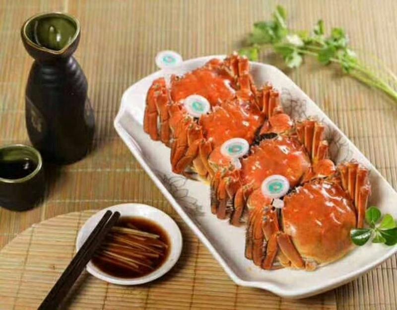 中母母蟹食用洪泽湖精品红膏大闸蟹