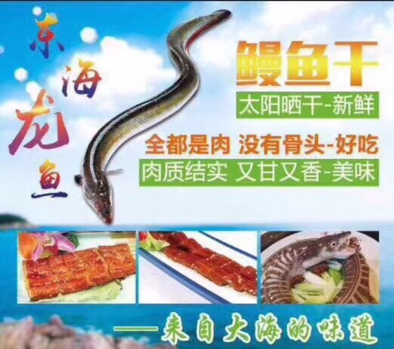 鳗鱼干日晒鱼干