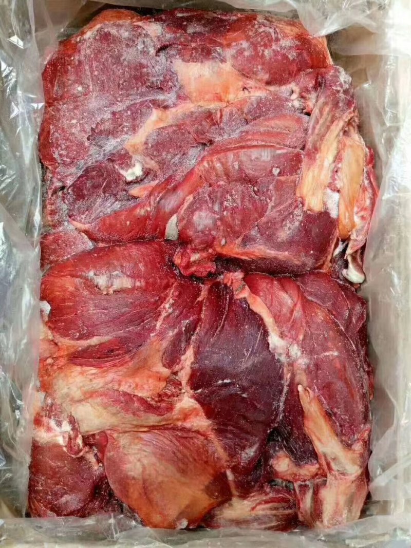 新鲜驴肉。