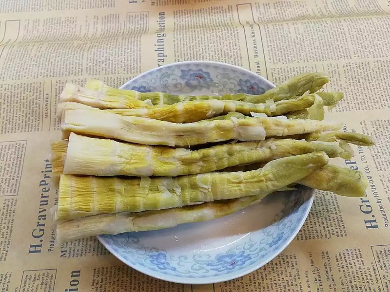 临安天目山扁尖，半新鲜笋干湿笋盐腌制笋干一箱五斤