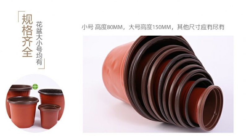 营养钵双色盆育苗盆简易花盆
