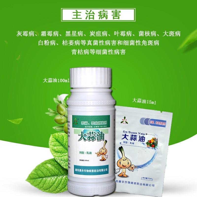 奥丰大蒜油杀菌杀虫助剂增强药效柑橘红蜘蛛用效果好