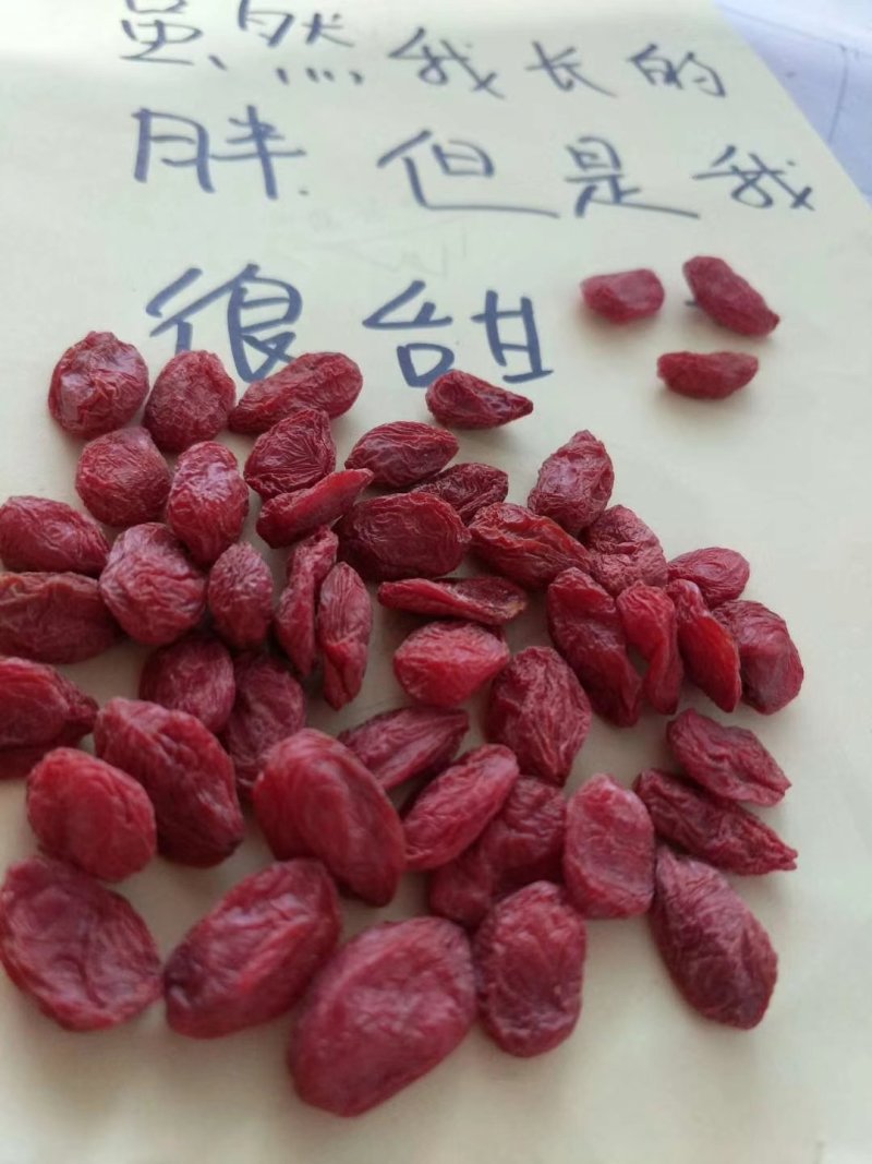 精河枸杞自然晒干无添加剂。有机枸杞，未加工，未筛选